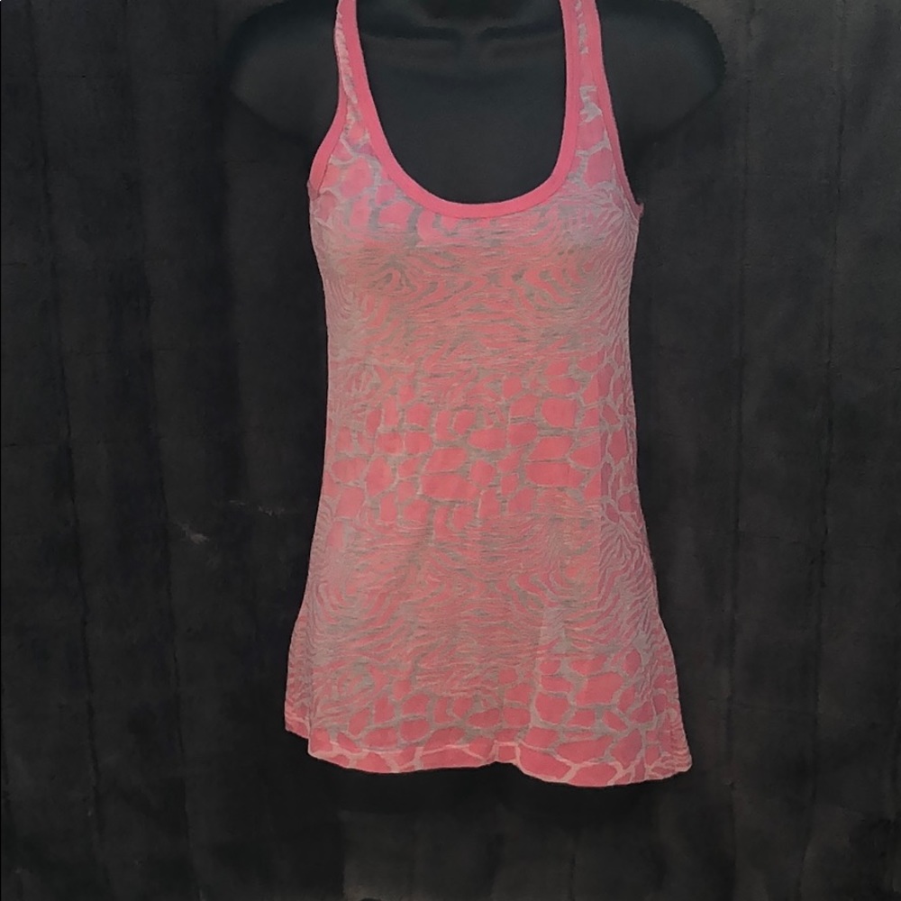Animal Print Pink Knotted Tank